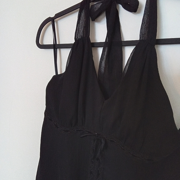 Motherhood Maternity Halter Crepe Dress - Picture 8 of 15